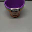 Zcaukya 3 Pack Halloween Buckets, Halloween Plastic Candy Pails, Portable Plastic Candy Trick or Treat Basket for Halloween Party Supplies, Orange Purple Green