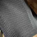 DEXI Front Door Mat Outside Entrance, 24x36 Welcome Entryway Doormat Mud Dirt Trapper, Heavy Duty Non Slip Entry Mats for Patio Garage Porch Home, Dark Grey