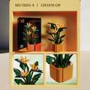 Bird of Paradise Flowers Building Blocks Set Ideal for Teens and Adults 320 PCS, Creative DIY Flower Bouquet Set Home Decor Gift for Teenagers, Plant Lovers and Decor Enthusiasts