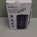 Humidifiers for Bedroom, 2.0L Cool Mist Humidifier for Home Plant and Baby Nursery, Quiet Ultrasonic Humidifier with 360 Nozzle, Auto Shut-Off, Filterless, Black