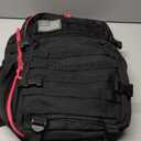 45L Tactical Assault Backpack 3 day assault pack with Molle Waterproof backpack Rucksack for Tactical Backpacks (Black Rose)