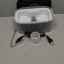 White Square Towel Steamer with Towel Clamp