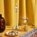 12 PCS Gold Metal Taper Candle Holders, Candlestick Holders, 7cm Diameter Taper Candle Holder Bulk for Table Centerpieces Candlesticks for Wedding Christmas Home Party Table Decor-23/19/16cm