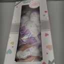 12" Baby Doll with Flower Pattern Backpack Carrier,12 Inch Realistic Baby Dolls with Clothes and Accessories Hanky Pacifier Bottle Diaper Toy Pretend Play Collection for 3+ Child Girls Gifts