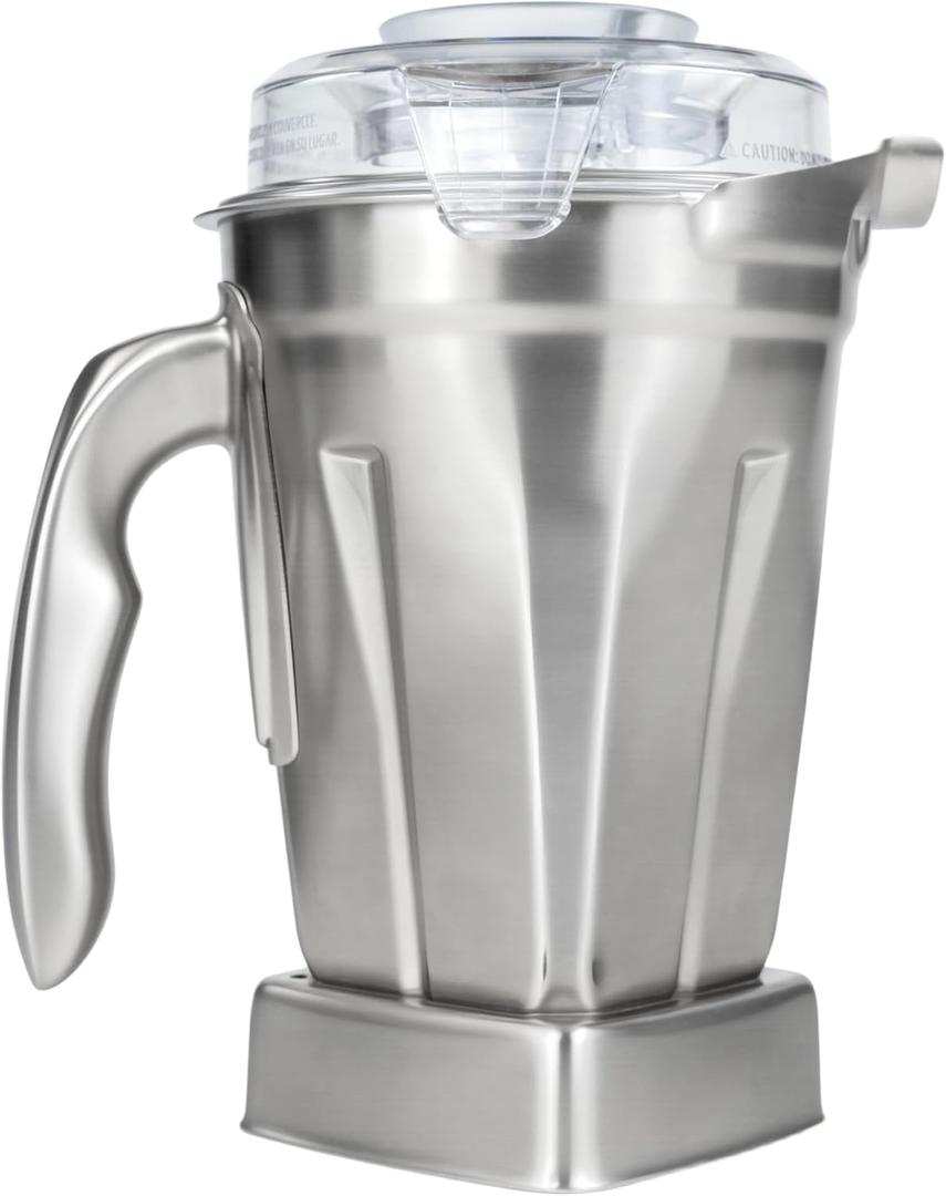 Stainless Steel Blender Pitcher 48oz, Replace for Vitamix 5000 5200 6300 6500 7500 E310 E320 Pro 200 500 750 vm0101 vm0197, Compatible with C/G-Series Explorian Commercial Ropel Series