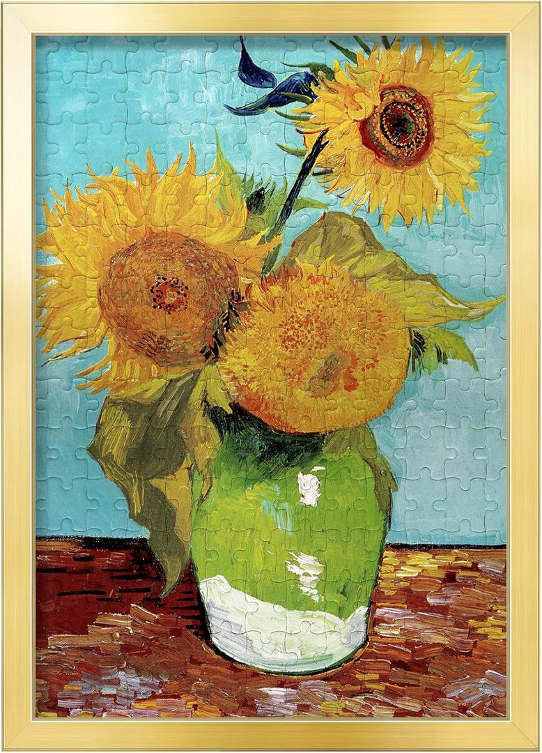 LaVie Home 19.25x26.75 Picture Frame, Large Poster Frame with High Definition Plexiglass, Horizontal or Vertical Wall Gallery Poster Frames Suitable for Photos, Artworks, Posters,Puzzle, Gold 1pc