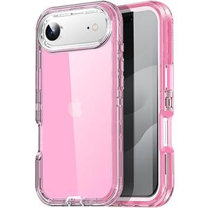 AICase for iPhone Air Case Clear 3 in 1 Heavy Duty Drop Protection Full Body Rugged Shockproof/Dust Proof 3-Layer Military Protective Tough Durable Cover for iPhone Air 6.5"_4