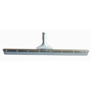 Serrated Notched Epoxy Rubber Speed Trowel Squeegee Notch, with Telescopic Handle for Epoxy Resin Coating Application, 35"