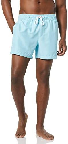 Amazon Essentials Men's 5" Swim Trunks with Mesh Liner, Board Shorts Bathing Suit for Swimming and Beach 32