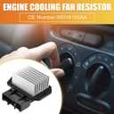 X AUTOHAUX 68018105AA HVAC Blower Motor Resistor for Ram 1500 2013-2014 for 2500 3500 2013-2018 for Jeep Wrangler Compass Patriot 2011-2017