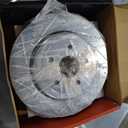 A-Premium 13.78 inch (350 mm) Rear Drilled and Slotted Disc Brake Rotors + Ceramic Pads Kit Compatible with Select Jeep and Dodge Models - WK2 Series Grand Cherokee 2018-2020, Durango 2017-2020