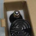 LUCKY HERP 75W Ceramic Heat Emitter, Reptile Heat Bulbs, Ceramic Heat Lamp for Reptiles, Amphibian, Chicken, Dog, Cat (2-Pack)