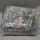 Oriental Tropical Washable Rugs, Greyish Green Boho Vintage Distressed Hippie 4x6 Area Rugs for Living Room Bedroom Kitchen Entryway Dorm, Abstract Botanical Animal Tribal Accent Carpet