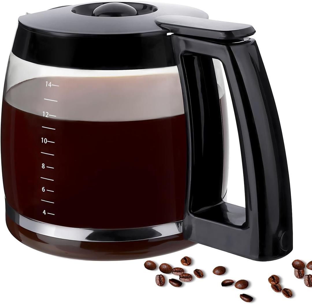 14-Cup Coffee Pot Replacement for Cuisinart Coffee Makers - Compatible with DCC-3200, DCC-3200P1, DCC-2200, DCC-2200RC, DCC-2800 & DCC-T20 Model