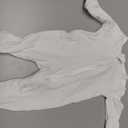 Baby Romper 100% Cotton Pajamas One Piece Long Sleeve Zipper Footie Onesie for 0~12M Baby (0-3 Months, White)