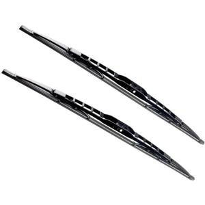 OEM Quality 18" + 18" Premium All-Seasons Metal Frame J-Hook Windshield Wiper Blades(Set of 2)