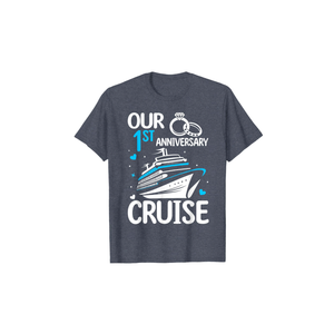 Our 1st Wedding Anniversary Cruise Tee 1 Year Anniversary T-Shirt 2XL