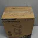 Kismile Compact Coffee Maker with LED Display, Small Drip Coffee Machine with Anti-Drip System, Timer, Auto Shut-Off, Dry-Boil Protection, Removable Funnel, Ideal for Home & Office (Black)