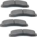 4 PCS Front Brake Pads Kit, For Ford 2012-2020 F150 F-150,Replace For 1414 D1414 QC1414 OEX1414 ZD1414 MKD1414 QC1414VK SX1414