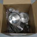 Honeydak 10 Pieces 5oz Stainless Steel Bell Creamers Pitcher Mini Cup Container Espresso Shot Frothing for Serving Milk Coffee Cream for Restaurant Cafes Home