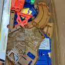 Monster Jam, Supercharge Speedway Playset, Megalodon and El Toro Loco Die-Cast Monster Trucks, Light Up World Finals Track Kids Toys for Boys Ages 3 and Up