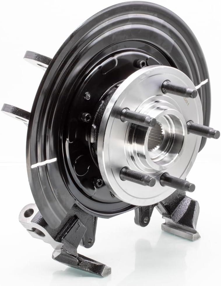 698-013 Rear Left (Driver Side) Steering Knuckle & Wheel Hub Assembly Replacement LK001 Compatible with 2002 2003 2004 2005 Ford Explorer/Mercury Mountaineer