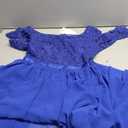 Wedtrend Women's Formal Dress Floor Length Prom Dress Elegant Evening Dress Long Sleeve Mother of The Groom Dress Dating Dress WT0312 Royal Blue M