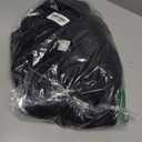 BRISIRA Mens Baggy Sweatpants Fleece Lined Wide Leg Warm Sweat Pants Open Bottom with Deep Pocket & Elastic Waist Drawstring (X-Large, Black)