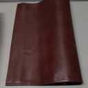 Non Slip Headrest Cover for Furniture Slipcovers,Faux Leather Headrest Protector for Recline Chair Vinyl Head Protector for Sofa,Theater Seat Cover for Home & Office 17x27 in, Burgundy