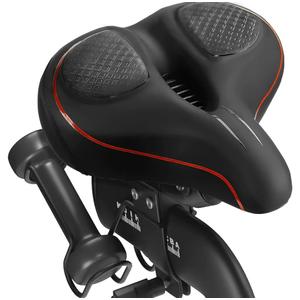 Oversized Bike Seat for Peloton Bike & Bike+, Comfort Seat Cushion Compatible with Peloton, Road or Exercise Bikes, Bicycle Wide Saddle Replacement for Men & Women, Accessories for Peloton