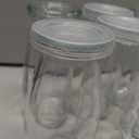 Mini/Small Glass Milk Jug Containers. 3pack lids, 6Glasses