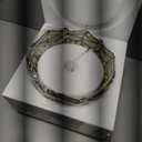 Beige Lily Lamp Shade Replacement Only 8 Inch Tiffany Style Stained Glass Lampshades, Pastoral Floral Mediterranean Lamp Shade for Chandelier Table Lamps Pendant Lamps Wall Lights,Large Hole