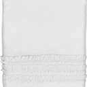 Crib Skirt Petite Ruffle White - Cotton - 15 Inch Drop