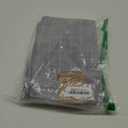 Homaxy 100% Cotton Terry Kitchen Towels(Light Grey, 13 x 28 Inches), Checkered Designed, Soft and Super Absorbent Dish Towels, 4 Packs