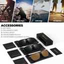 KALIYADI Polarized Sunglasses for Men, Lightweight Sun Glasses with UV Protection for Driving Fishing Golf ((3 Pack) Black/G15/Brown)