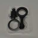 MRGLAS for MagSafe Car Mount [Upgraded 40 Strong Magnets] [360 Rotation] Air Vent Magnetic Phone Holder [Double Metal Hook] Car Phone Holder Mount Compatible iPhone 17 16 15 Pro Max S26 Ultra S25 (Black)