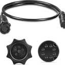  000-14068-001 7-Pin Transducer to Fish finder and Chartplotter Adapter Cable Fits for Lowrance Hook/Reveal & Cruise
