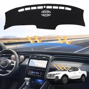 Sunsdrew Dash Cover for 2022-2026 Hyundai Santa Cruz Dashboard Cover Mat for Santa Cruz Accessories Sunshade Nonslip Mesh Protector No Glare