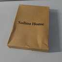 Solino Home Stripe Linen Dinner Napkins Set of 4-100% Pure Linen Cornflower Blue Cloth Napkins 20 x 20 Inch - Carmine, Handcrafted and Machine Washable - Winter, Spring, Easter