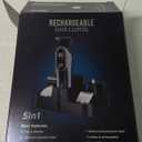 Multi-Function Oil Head Electric Hair Clipper Home Shaving Clipper Set Hair Clipper Special Digital Display Engraving (Titanium Gray)