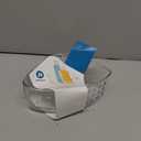 iDesign Plastic Suction Cup Corner Shower Basket for Bathroom Storage - Clear - Made in USA