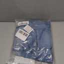 LAJIOJIO Denim Skirt Women,Jean Skirt for Women Drawstring High Waist Denim Skirts Jean Mini Skort with Zipper