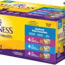 Wellness Complete Health Pate Variety Pack Adult Canned Wet Cat Food, Natural, Protein Rich, Grain Free, Seafood Favorites, 3 oz, Pack of 12 Cans