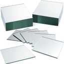 Bright Creations Square Mirror Tiles - 4 in, Silver, Pack of 50 - for Crafts & Table Centerpieces - Mirror Mosaic Tiles