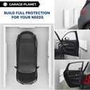 M2 Garage Wall Protector Car Door Wall Protector, Tool-Free, Designed in Australia (White, 4 Pack)