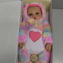 BABESIDE Baby Dolls, 15-Inch Realistic Cute Soft Cloth Body Baby Doll Real Life Baby Dolls with Accessories in Rainbow Plush Bear Outfit for 3+ Year Old Girls Gifts, Pretend Play, Collection