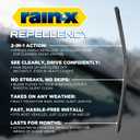 Rain-X 810348 Repellency Water Repellent Wiper Blades, 26" & 16" Windshield Wipers, All Weather Streak-Free for Enhanced Visibility w/Water Repellency Formula