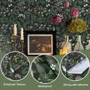 Dimoon 17.3''x236.2''Peel and Stick Wall Paper Floral Wallpaper Wall Art Renter Friendly Waterproof Upgrade Embossed Self Adhesive Stick on Paper Green Pink Kitchen Bedroom Cabinet Wallpaper Vinyl