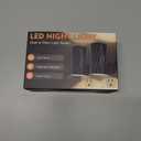 Led Night Lights Plug into Wall, 3000K/5000K Switchable, 2 Pack, Plug in Night Light, 0-100LM Dimmable Night Light, Modern Nightlights, Dusk To Dawn Sensor for Bedroom Bathroom Kitchen Stairs