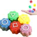 Gonggi Korean Game Tossing Game Set Stone Catching Traditional Folk Play Set Jebi chagi Gong-gi Biseokchigi Paeng-y DDAKJI Family Travel Party Gifts for Children (5 pcs)